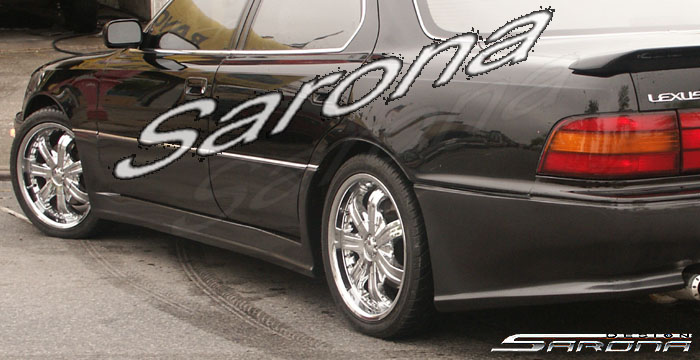 Custom Lexus LS400  Sedan Side Skirts (1990 - 1994) - $490.00 (Part #LX-020-SS)